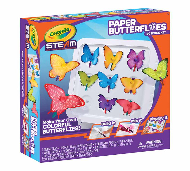 Crayola Steam Paper Butterfly Science Kit