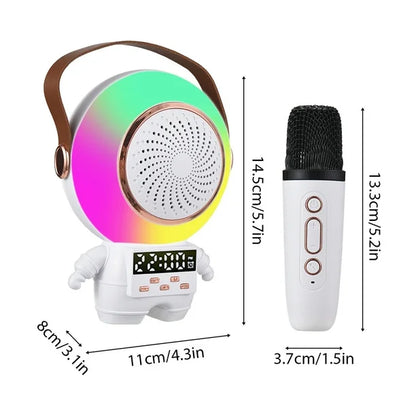 Astronaut Portable Rechargeable Mini Speaker with Mic