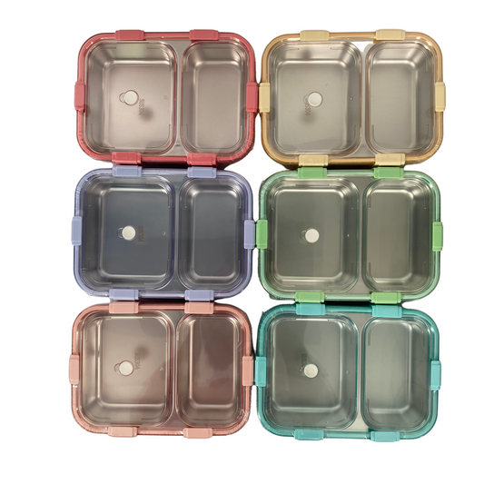 2 compartment Stainless Steel Tiffin Lunch Box