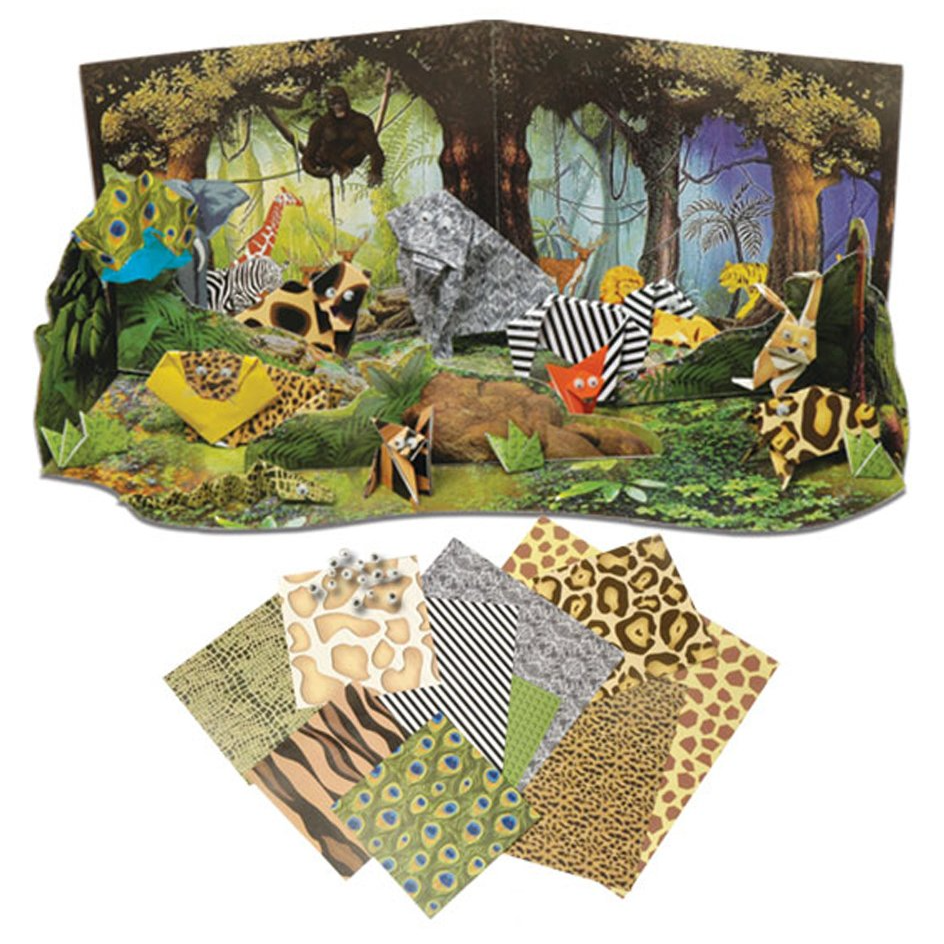 Origami in The Jungle - Craft Activity Kit for Kids
