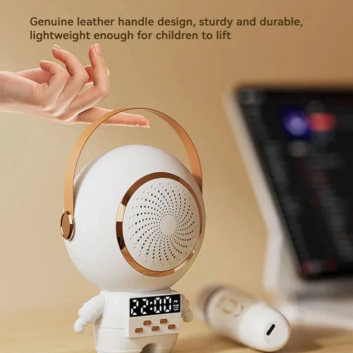 Astronaut Portable Rechargeable Mini Speaker with Mic