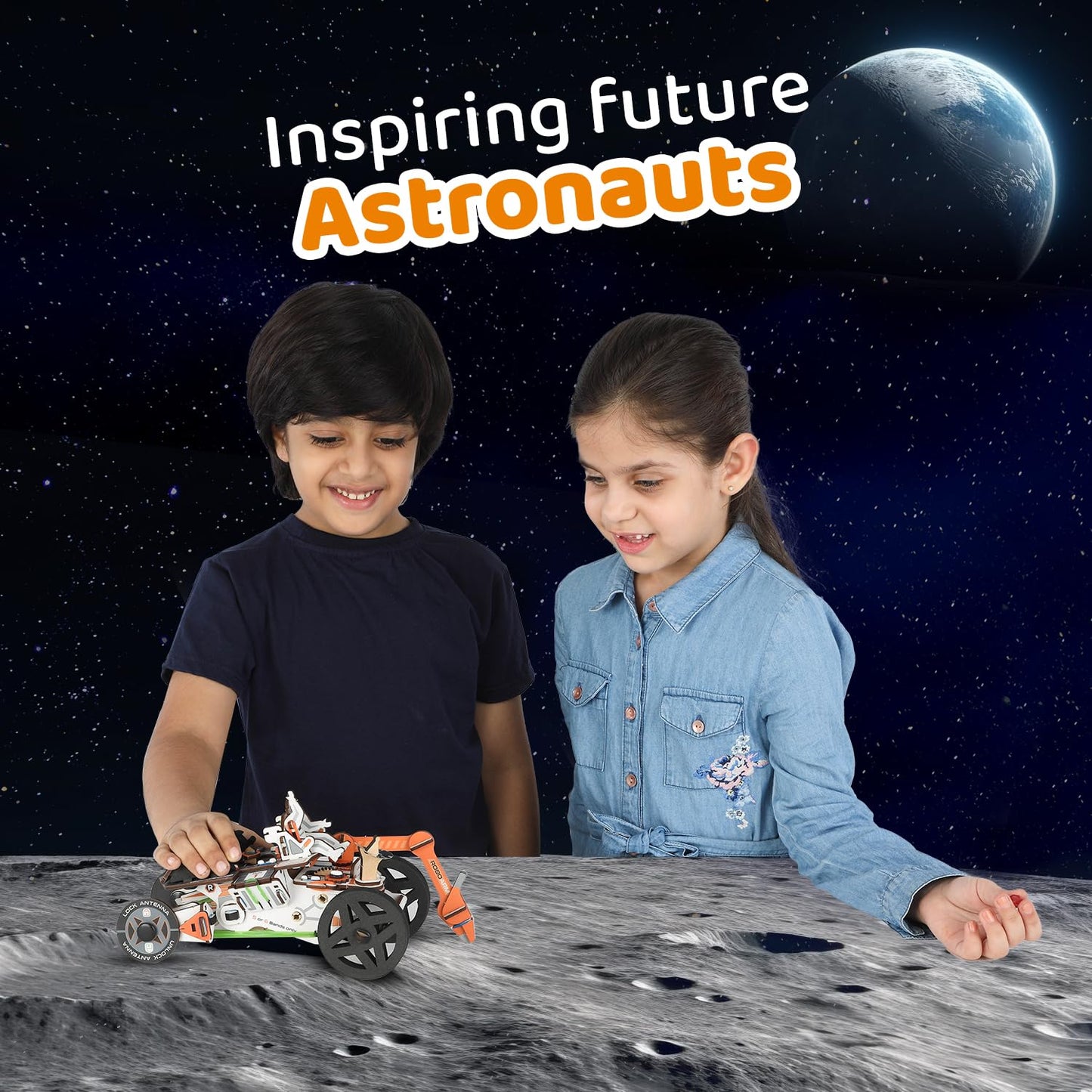 Smartivity Mars Mission Rover(Mangal Yaan) STEM DIY Kit for Kids