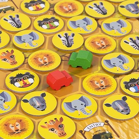 Trunk Works Let’s Go Safari Board Game for Kids