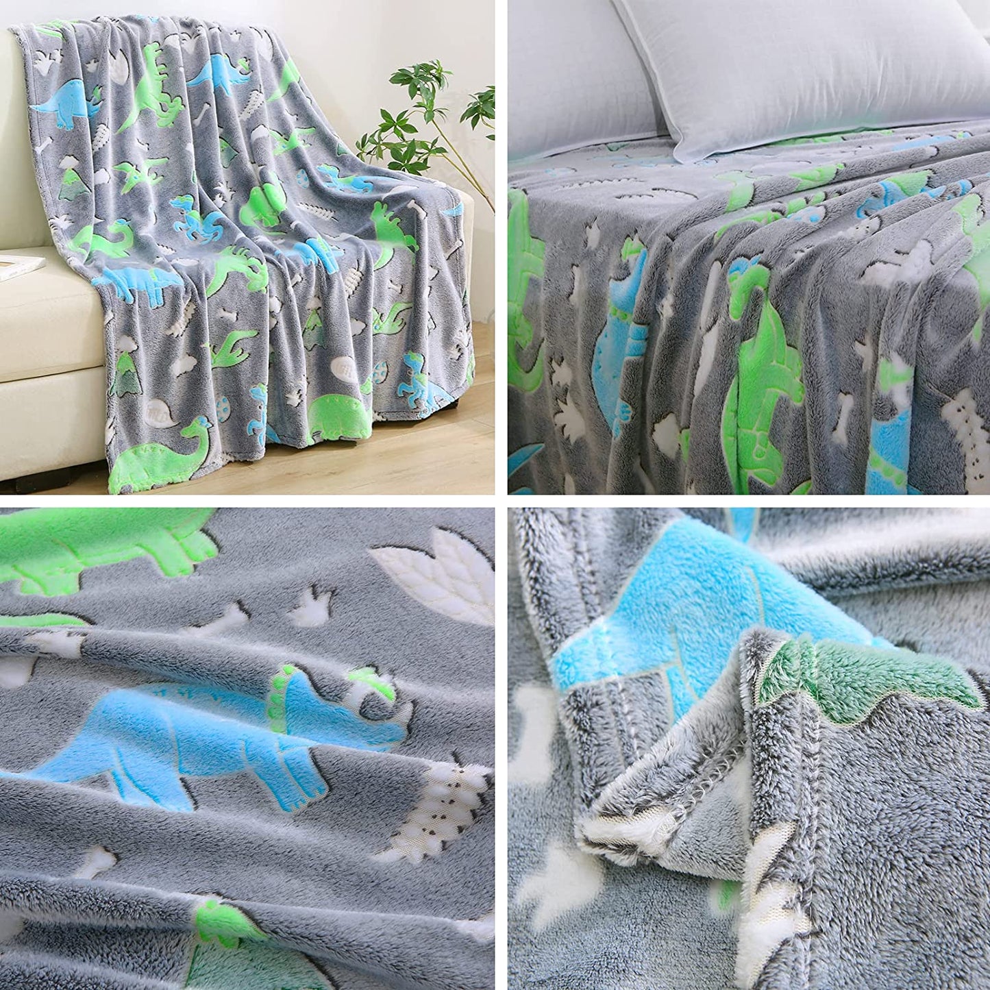 Glow in the Dark Blanket 150 by 200 cm (Big Size )