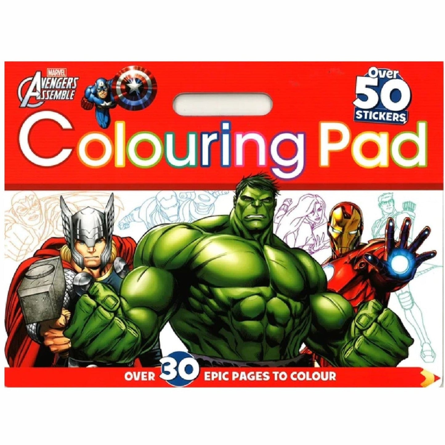 Coloring Pad Marvel And Disney Princess