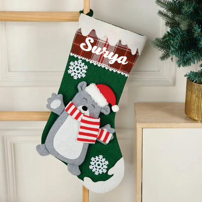 Jr.Billionaire Snowflake Magic Stocking (Polar Bear)