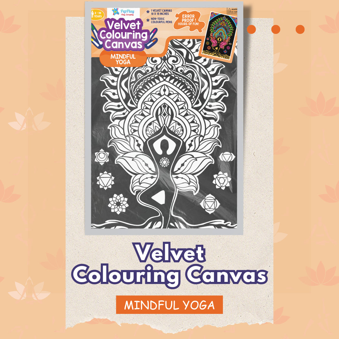 Velvet Colouring Canvas – MINDFUL YOGA