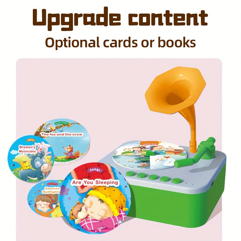 Children's Phonograph Story Music with 96 cards
