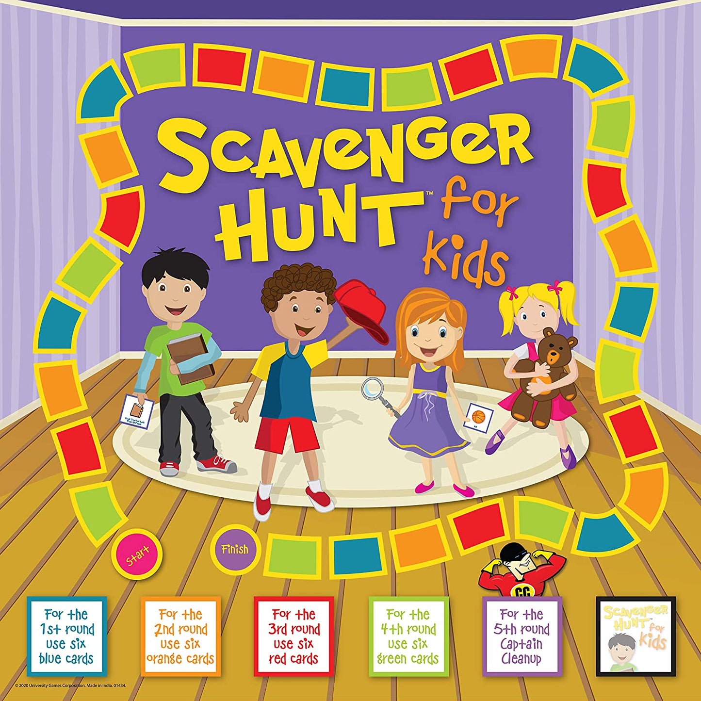 Scavenger Hunt Board Game for Kids