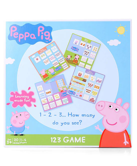 Peppa Pig 123 Board Game 3+