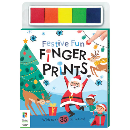 Festive Finger Prints | Santa