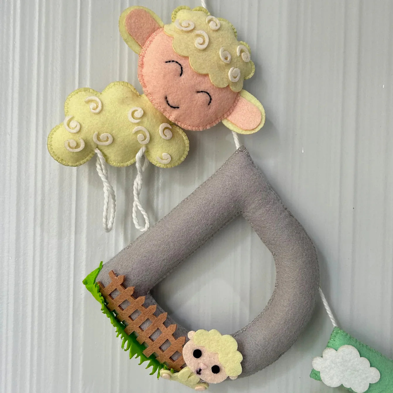 Customized Name Bunting/Garland with Baa Baa Barnyard