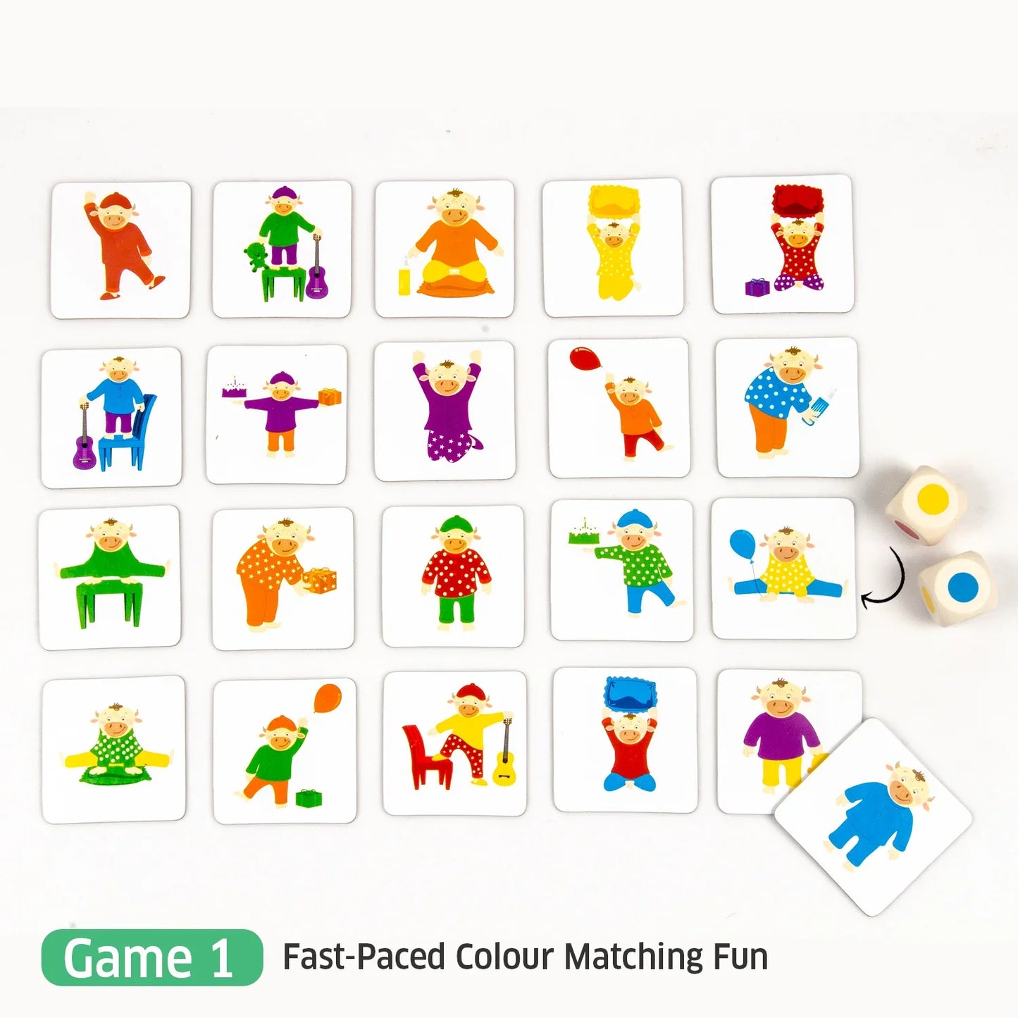 Pajama Party - Preschool Game of Colour Matching & Logic