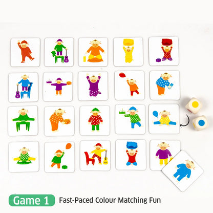 Pajama Party - Preschool Game of Colour Matching & Logic