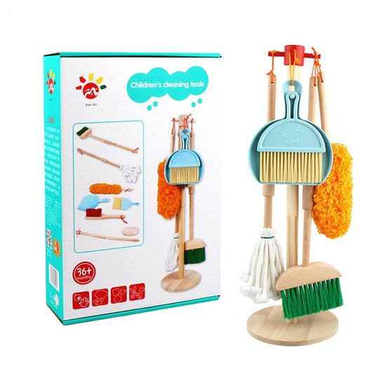 Wooden Cleaning Set for Kids