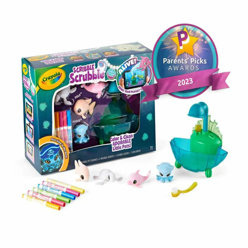 Scribble Scrubbie Pets Glow Lagoon Playset