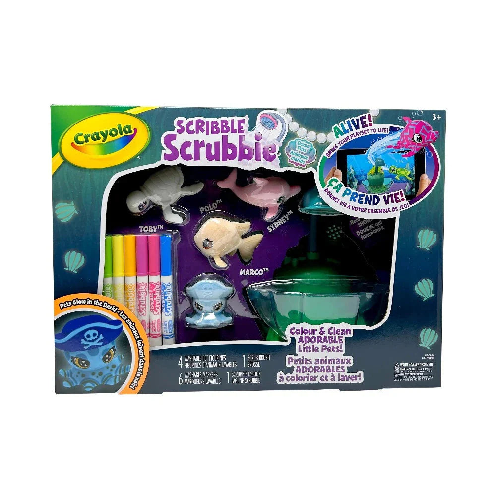 Scribble Scrubbie Pets Glow Lagoon Playset