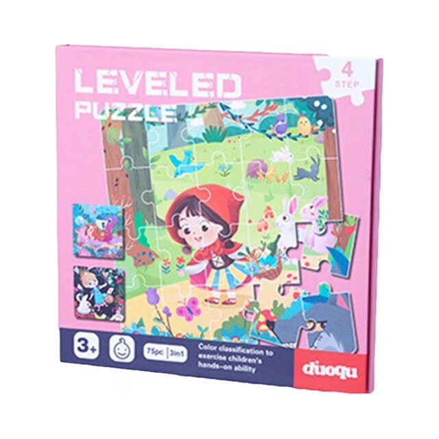 Magnetic 3 in 1 Leveled Puzzles for Kids