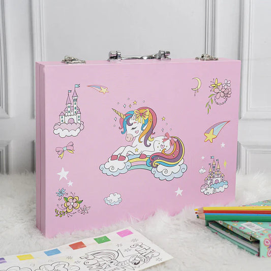 Unicorn Design Kids Art Drawing Set of 48 Pcs