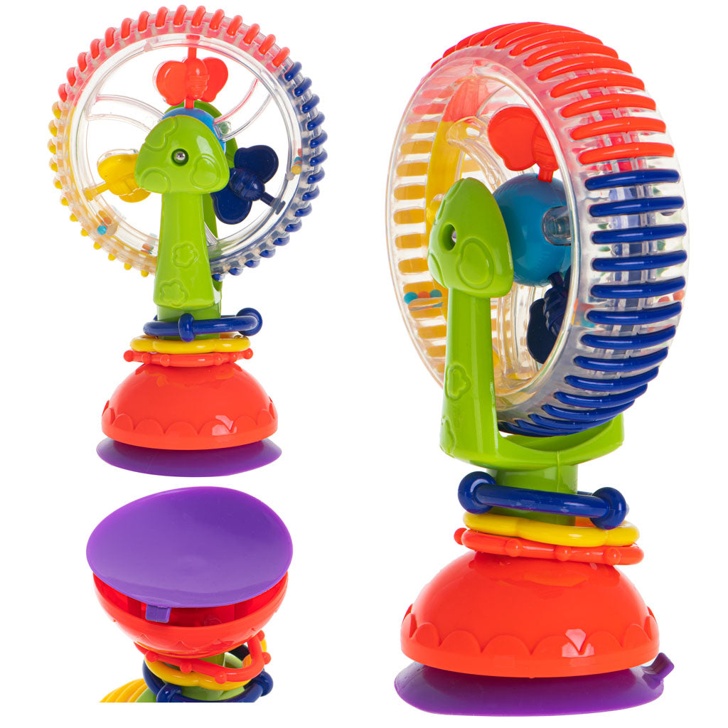 Sky Wheel Rattle Reel with Suction Cup