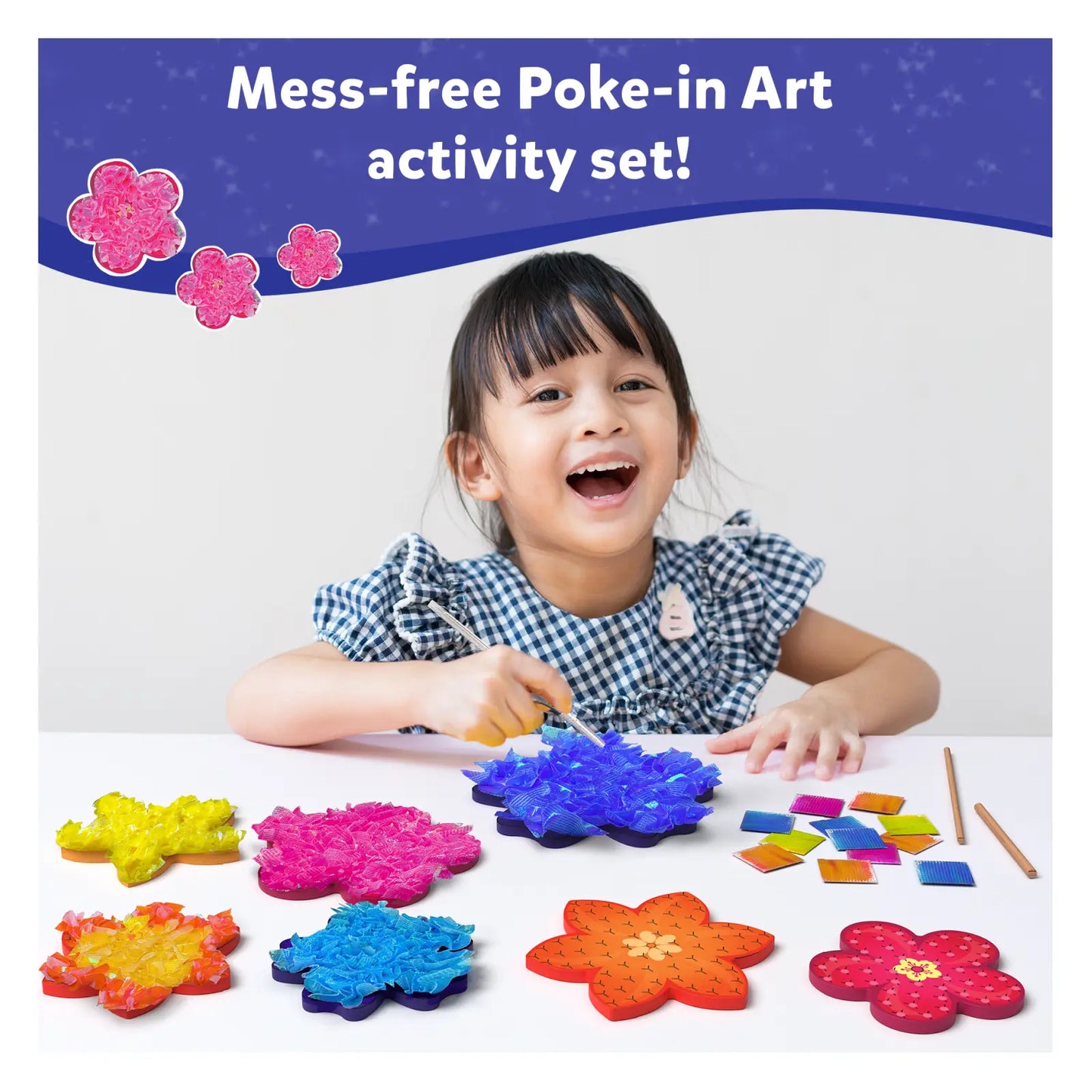 Poke-in Art: Mess-Free Art for Kids