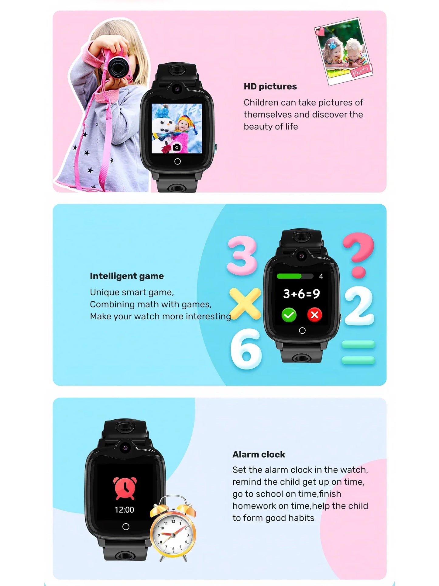 Spiky Ghould 2G Calling GPS Tracking Waterproof Smartwatch For Kids