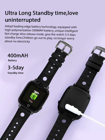 Spiky Ghould 2G Calling GPS Tracking Waterproof Smartwatch For Kids