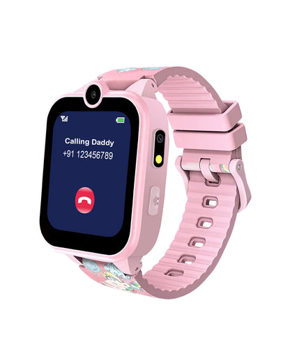 Spiky Calling Feature Loaded Smartwatch - Pink