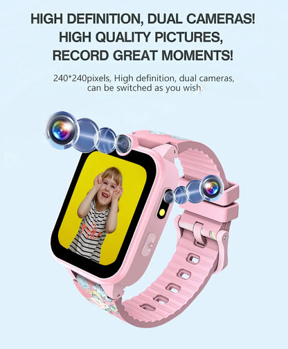 Spiky Calling Feature Loaded Smartwatch - Pink