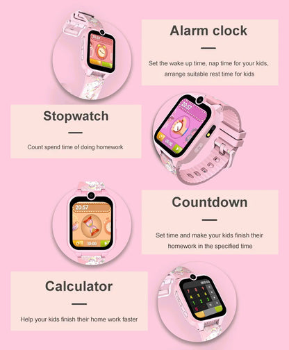 Spiky Calling Feature Loaded Smartwatch - Pink