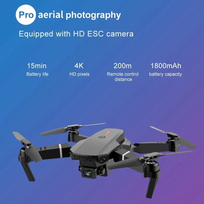 E88 Pro Folding Drone with Dual Camera