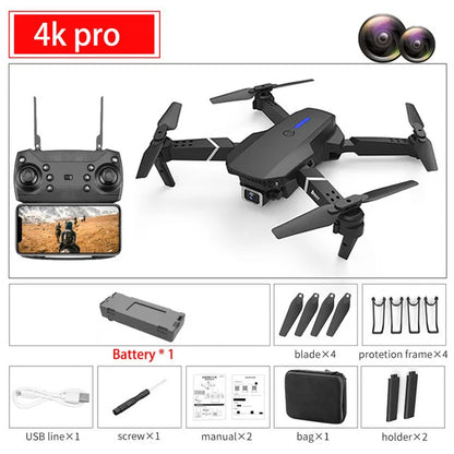 E88 Pro Folding Drone with Dual Camera