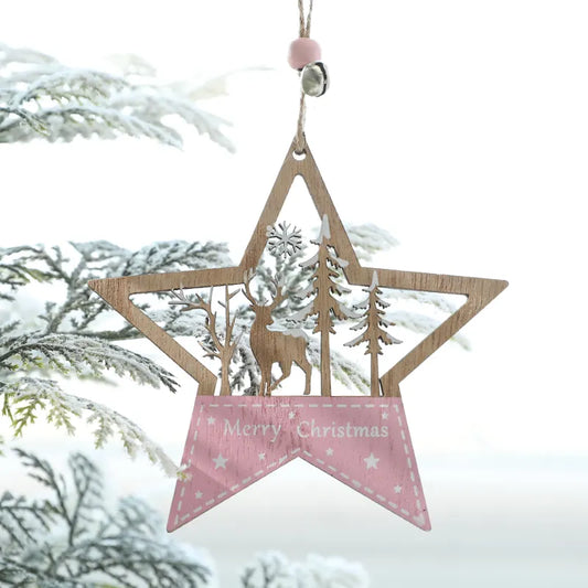 BW Cotton Candy Ornaments- Star