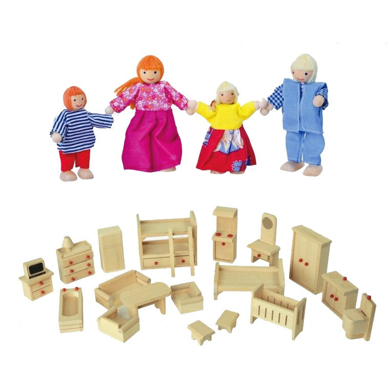 3 Storey Wooden Doll House