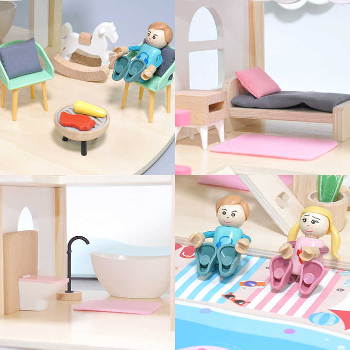 Portable Nordic Doll House