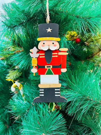 BW Nutcracker with a Black Hat Ornament