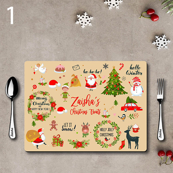 Personalized Christmas Dining Combo, Christmas gifts for kids