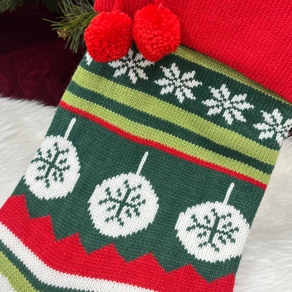 BW Handwoven Knitted Stocking (Floral Fantasy)