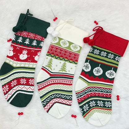 BW Handwoven Knitted Stocking (Floral Fantasy)