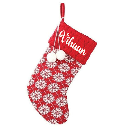 BW Holiday Chevron Cheer Stockings- Set of 5