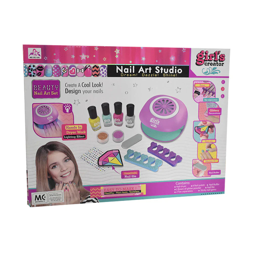 New Nail Polish Art Set with Dryer