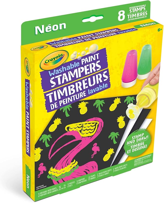 Neon Washable Paint Stampers