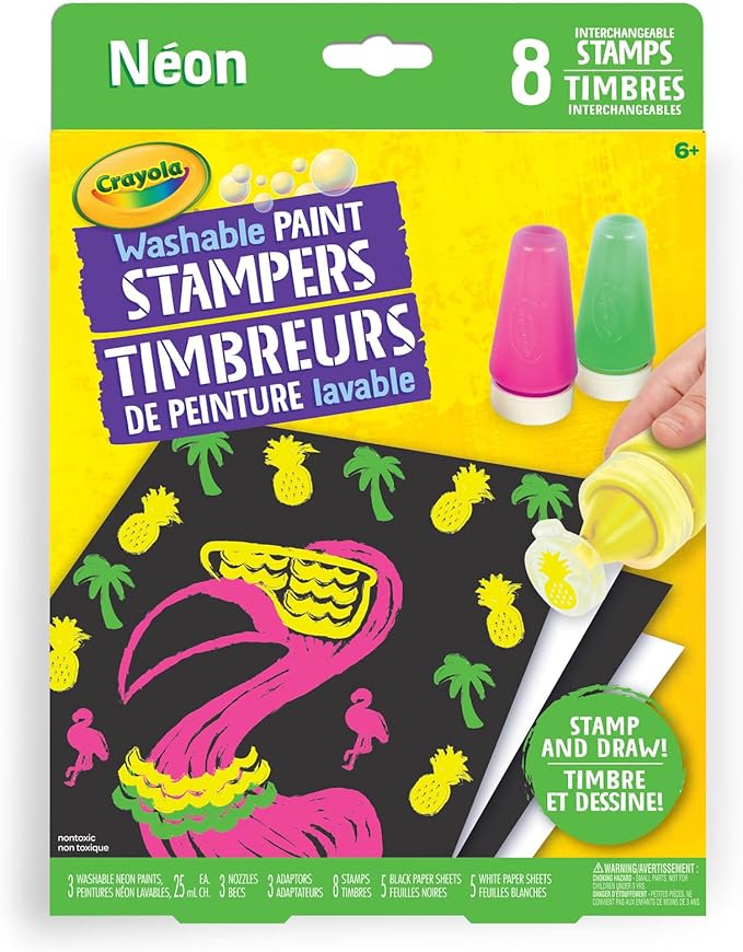 Neon Washable Paint Stampers