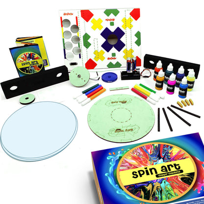 Spin Art Machine DIY Kit Creative Spin & Paint Art Kit