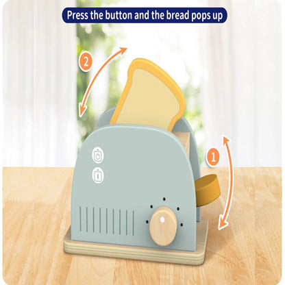 Little Chef's Toaster Set - 6 Pieces