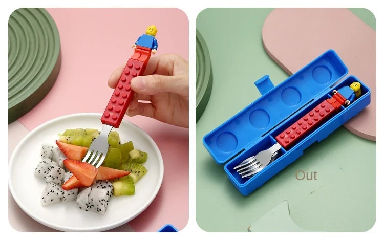 Lego Fork and Spoon Set