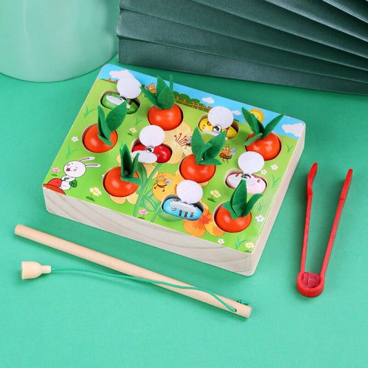 Fun Radish and Bee in One Wooden Toys