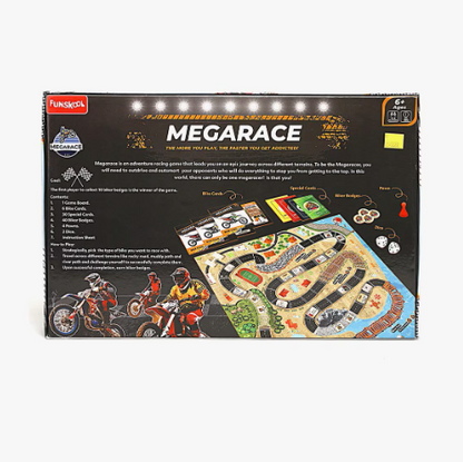 Megarace Board Game for 6+