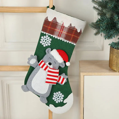 Jr.Billionaire Snowflake Magic Stocking (Polar Bear)