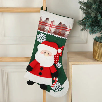 Jr.Billionaire Snowflake Magic Stocking (Santa)